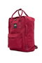 Zoozie Bags Mochila de Tamaño Midi Rojo Clarete